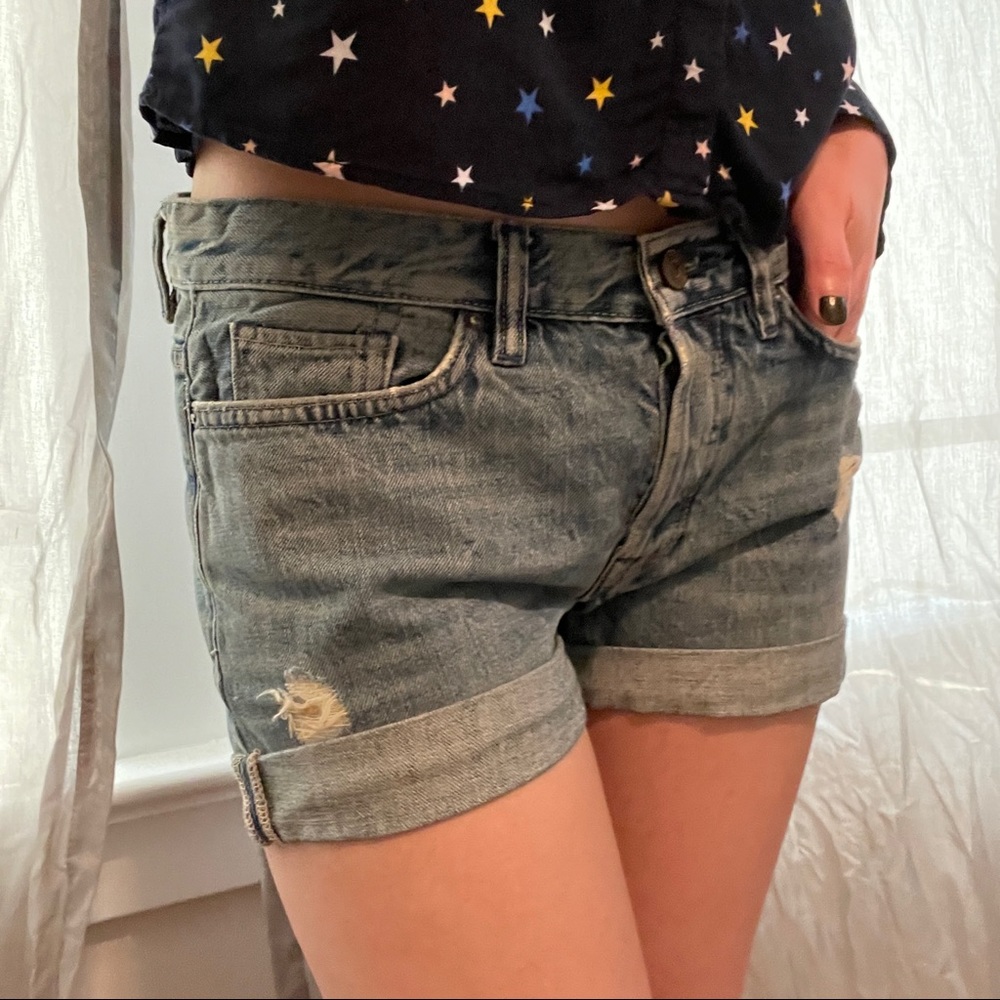 Re-listing - All Saints Denim Shorts -  waist 26